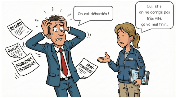 PME industrielle blocage