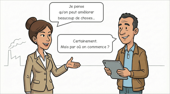 PME industrielle flou